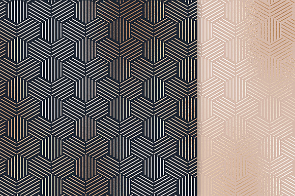 Rose Gold Marble & Foil Backgrounds in Textures - product preview 6