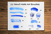 Set Watercolor Brushes for Ai