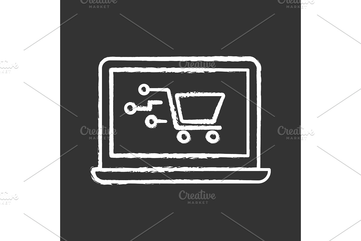 Payment system technology chalk icon in Icons - product preview 8