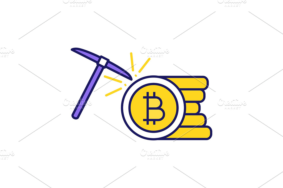Cryptocurrency mining service icon in Icons - product preview 8
