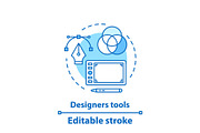 Designers tool concept icon