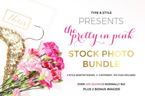 Stock Photo Bundle - Pretty in Pink