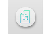 Approval document app icon