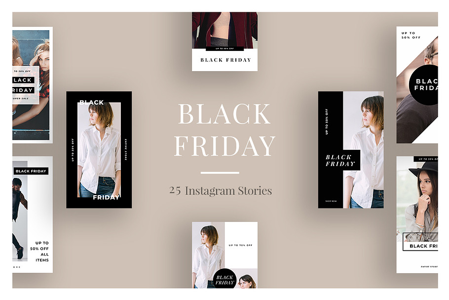 25 Black Friday Instagram Stories V2 in Instagram Templates - product preview 8