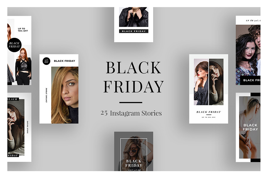 25 Black Friday Instagram Stories V3 in Instagram Templates - product preview 8