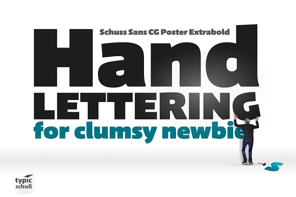 Schuss Sans CG Poster Extrabold in Sans-Serif Fonts - product preview 2