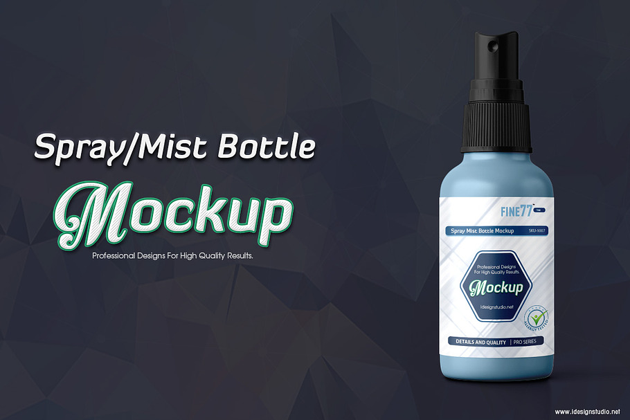 Spray Mist Bottle Mock-up