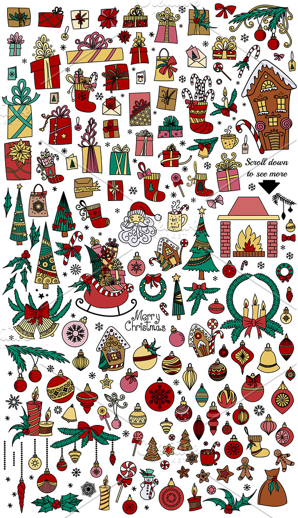 Christmas Doodles in Objects - product preview 2