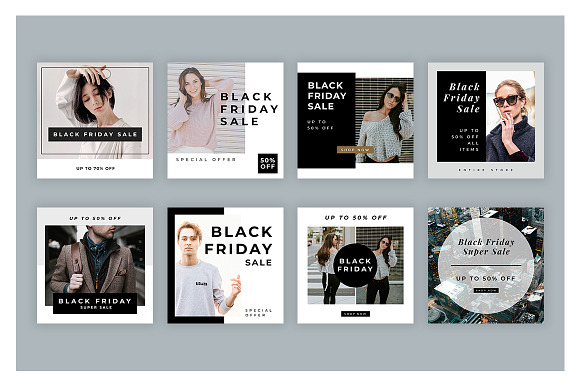 Ultimate Black Friday Social Media in Instagram Templates - product preview 35