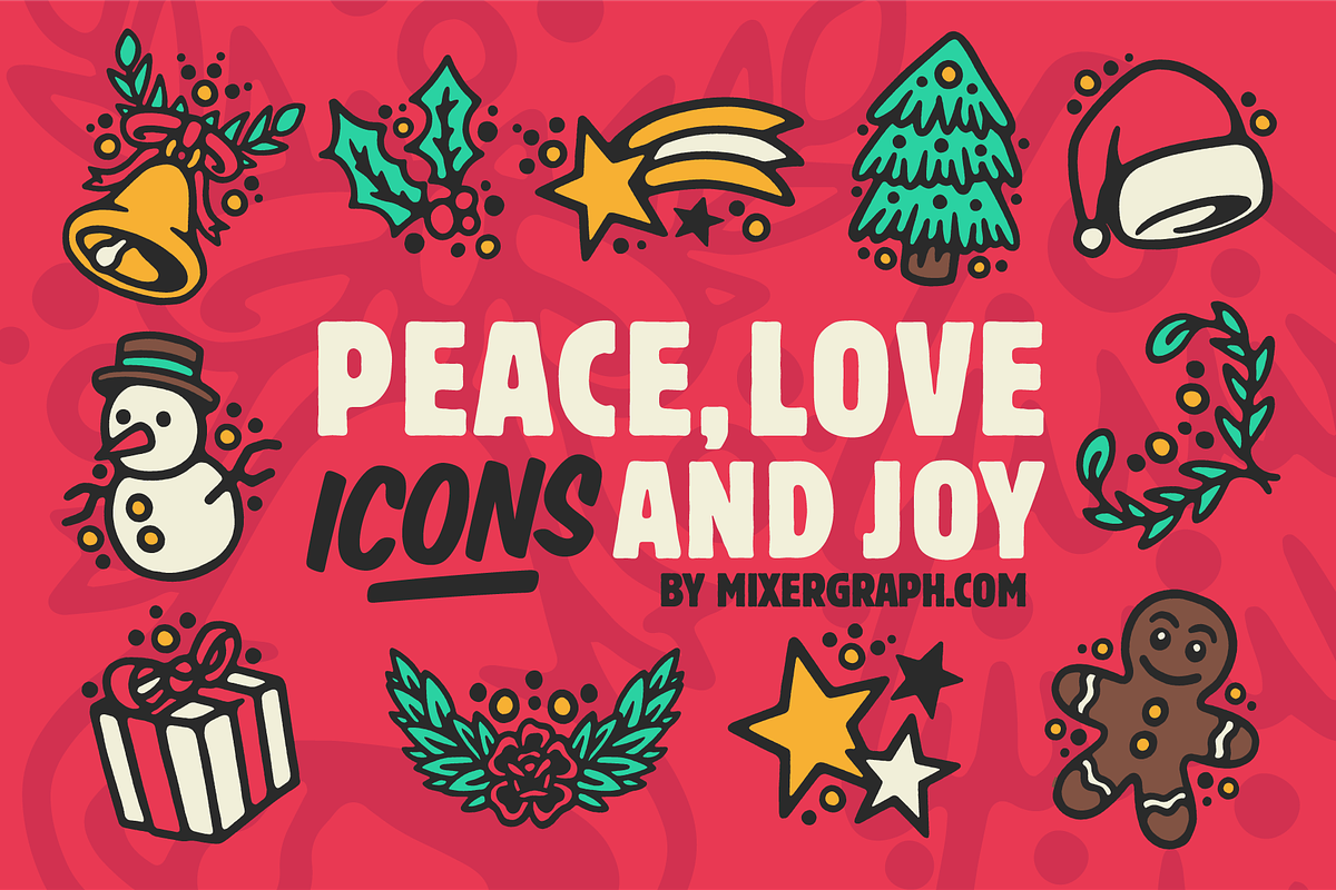 Peace, Love, Icons & Joy in Love Icons - product preview 8