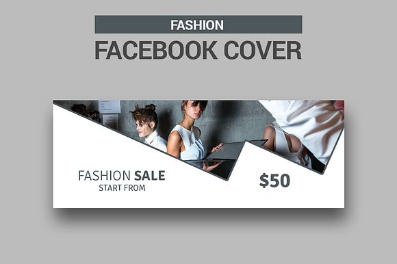 6 Fashion Facebook Covers in Facebook Templates - product preview 2