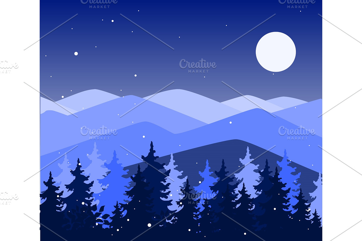 Abstract background with mountains in Illustrations - product preview 8