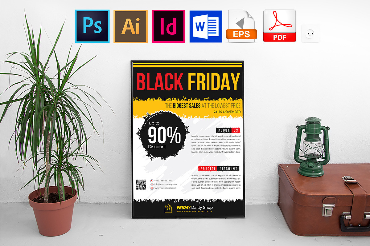 Poster | Black Friday Vol-03 in Flyer Templates - product preview 8