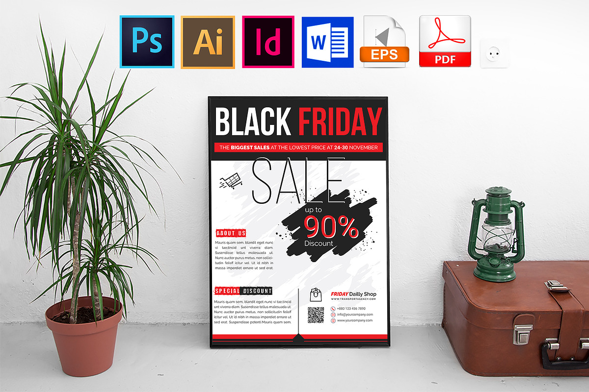 Poster | Black Friday Vol-01 in Flyer Templates - product preview 8