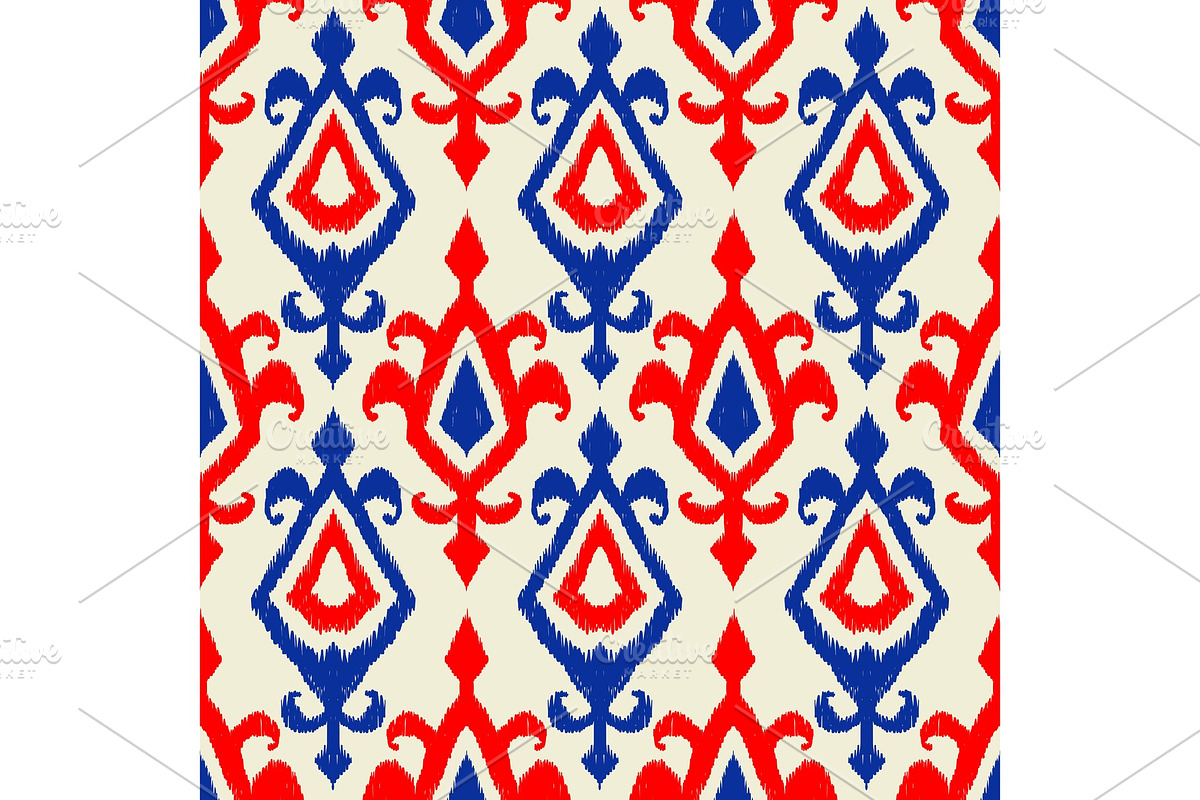 Ikat geometric folklore pattern. in Patterns - product preview 8