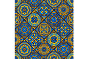 Moroccan ceramic tile seamless