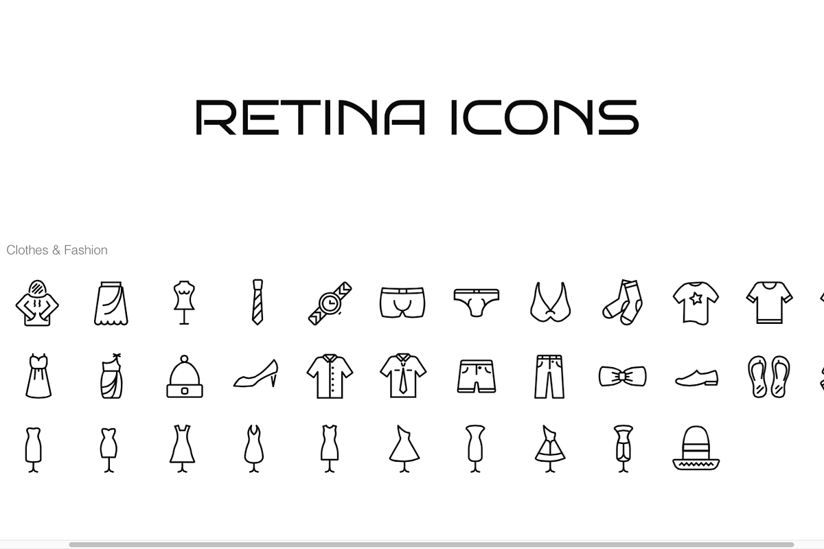 34 Clothing Icons for iOS in Graphics - product preview 8
