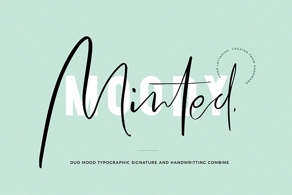Minted Mood / Font Duo  in Display Fonts - product preview 14