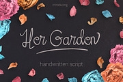 Her Garden - Handwritten 