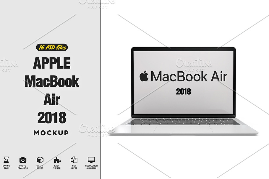 Apple MacBook Air 2018 Mockup