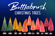 BOTTLEBRUSH CHRISTMAS TREES Pack