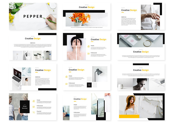 Pepper - Google Slides Template in Google Slides Templates - product preview 1