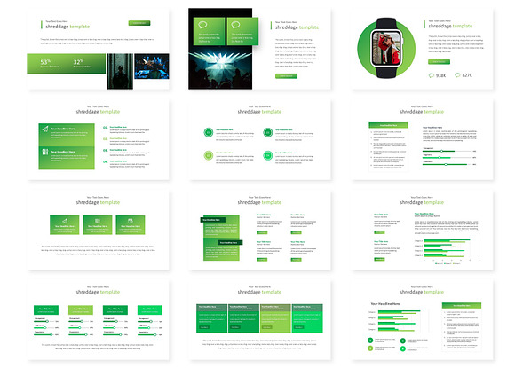 Shreddage -  Powerpoint Template in PowerPoint Templates - product preview 2
