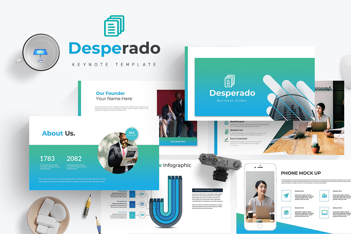 Desperado - Keynote Template in Keynote Templates - product preview 8