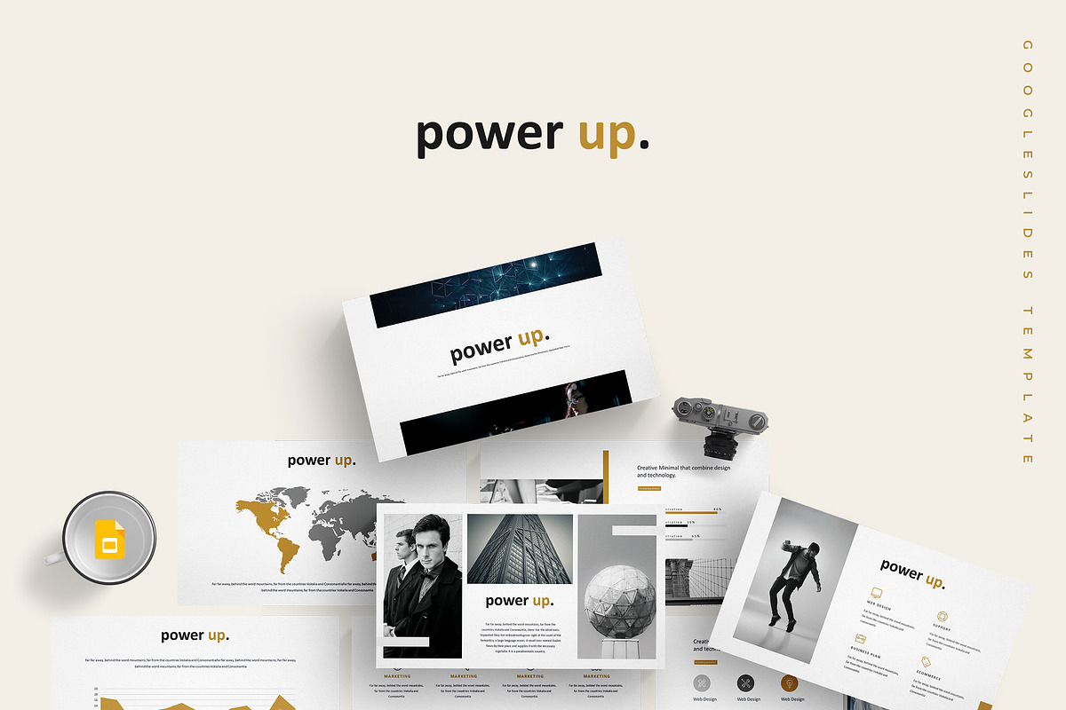 Powerup - Google Slides Template in Google Slides Templates - product preview 8