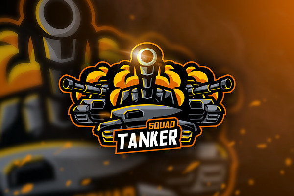 Tanker Squad - Mascot & Esport Logo
