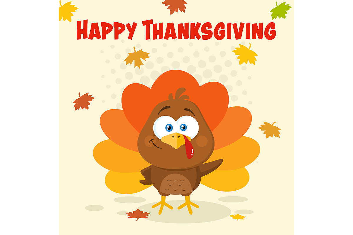Thanksgiving Greeting Card in Illustrations - product preview 8