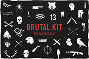 Brutal vector kit
