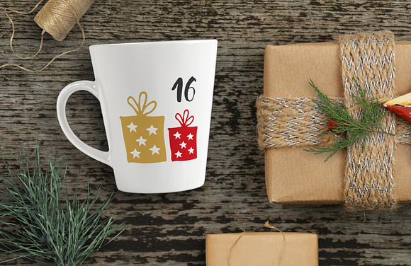 Christmas Advent Calendar v2 in Illustrations - product preview 4