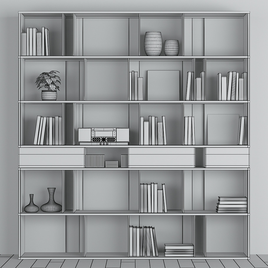 1 Shelve FT01 1 RDY in Furniture - product preview 1
