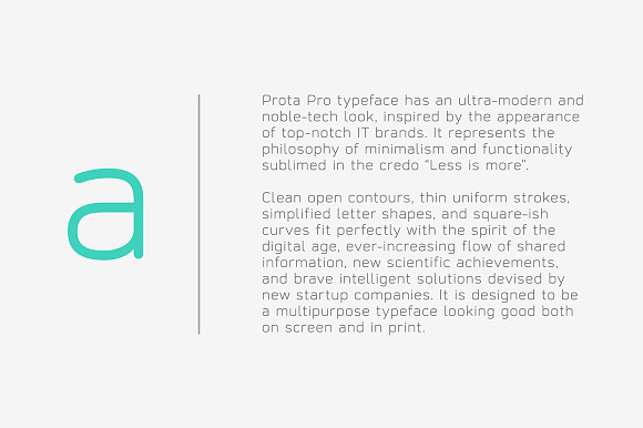 Prota Pro Font (-30%) in Sans-Serif Fonts - product preview 6