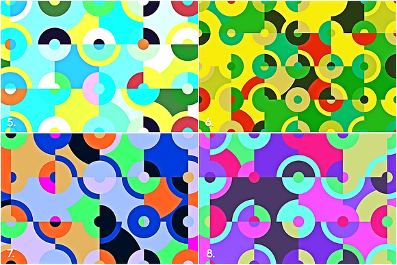10 Circle Quarters Backgrounds in Textures - product preview 2