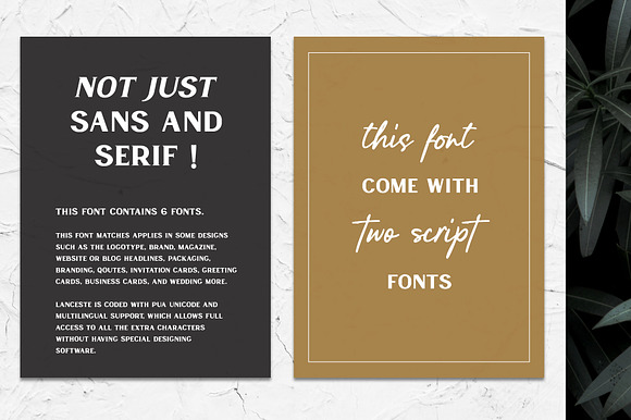 Lancaste - 3 Fonts in Display Fonts - product preview 8