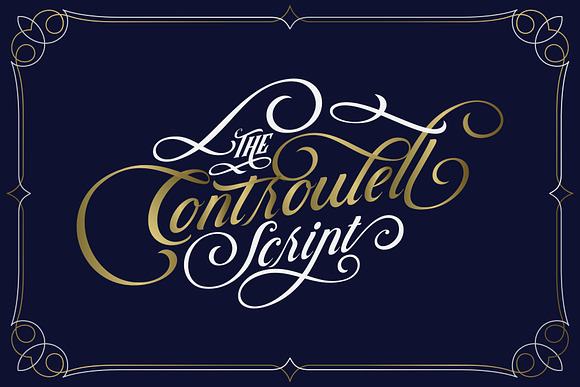Controwell Victorian Typeface 30%! in Display Fonts - product preview 3