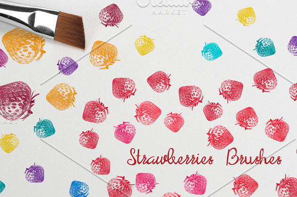 11 Strawberries Patterns & Brash in Patterns - product preview 4