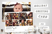 Holiday Greeting Card Template VII