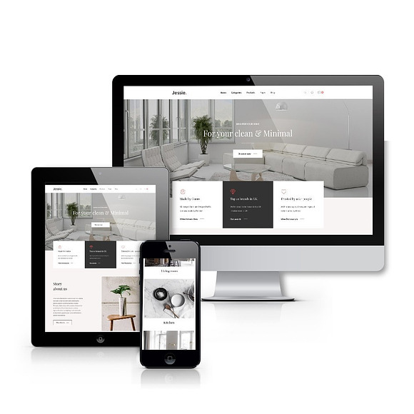 LEO JESSIE - FURNITURE AND HOME DECO in Bootstrap Themes - product preview 1