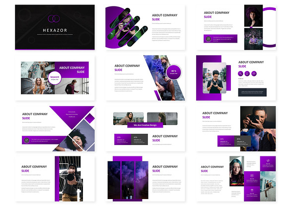 Hexazor - Keynote Template in Keynote Templates - product preview 2