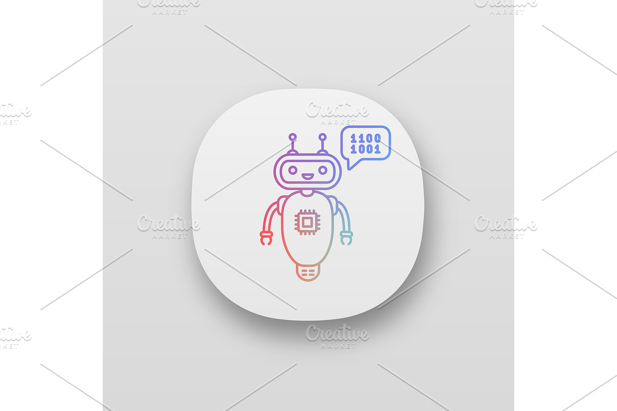 Chatbot coding app icon in Icons - product preview 8