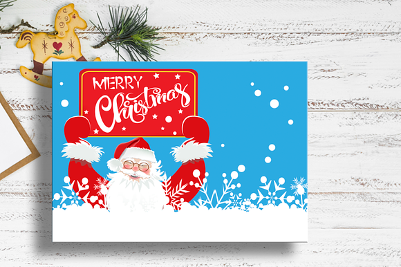 Merry Christmas - holiday cards in Illustrations - product preview 7