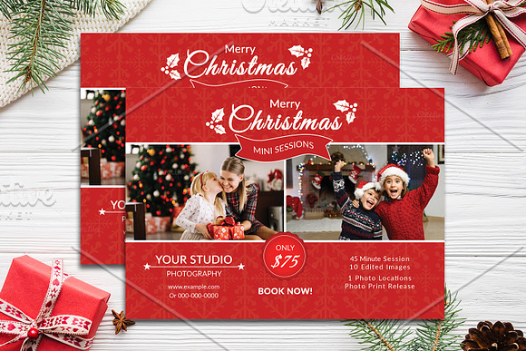 Christmas Mini Session V909 in Flyer Templates - product preview 1