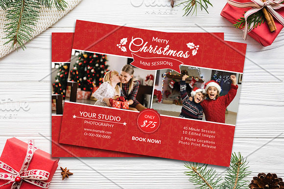 Christmas Mini Session V909 in Flyer Templates - product preview 2