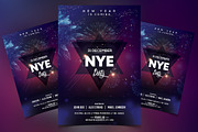 2019 New Year PSD Flyer Template