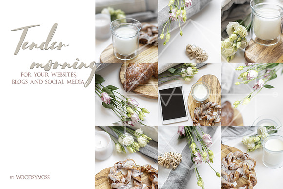 Tender Morning - Stock Photos in Social Media Templates - product preview 9