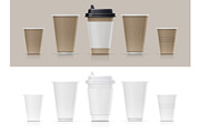 Paper cup for fast-food drink.