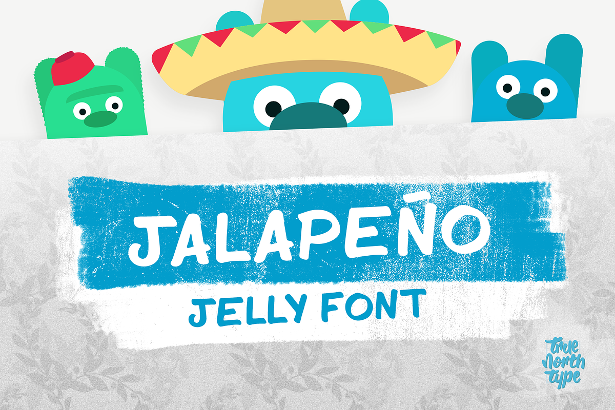 Jalapeño Jelly Display Font in Scrapbooking Fonts - product preview 8